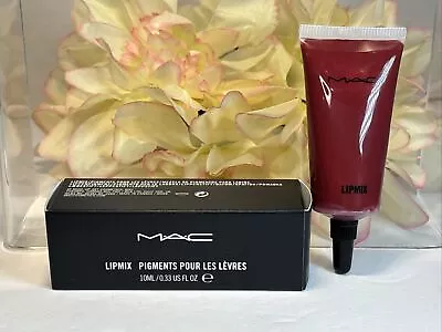 MAC LIPMIX Lip Pigment Cream Color Stain CRIMSON Full Size NEW IN BOX Free Ship • $12.95