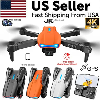 Drones Quadcopter 5G 4K GPS Drone X Pro With HD Dual Camera WiFi FPV Foldable RC • $26.59