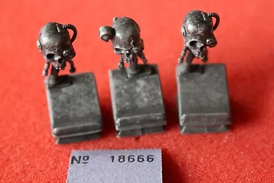 Games Workshop Warhammer 40k Dice Markers Counters Servo Skulls Stands Scarce GW • £19.99