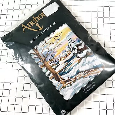 Anchor Needlepoint Tapestry Kit - Winter Scene MR844 New In Packet • £20