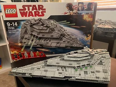 LEGO Star Wars: First Order Star Destroyer (75190) With Minifigures • $250