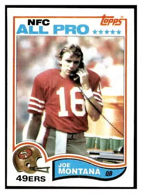 1982 Topps #488 Joe Montana San Francisco 49ers Excellent • $9.99