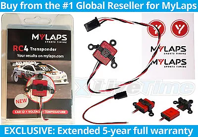 MyLaps Transponder RC4 (3-wire) For R/C Cars (AMBrc AMB Rc) - NEW • $110.99