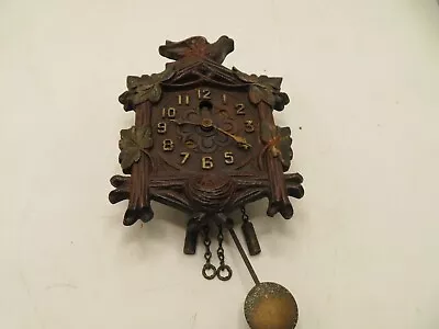 Vintage Miniature August C Keebler Co. Cuckoo Clock NO KEY  UNTESTED  4 1/2  IN • $29.99