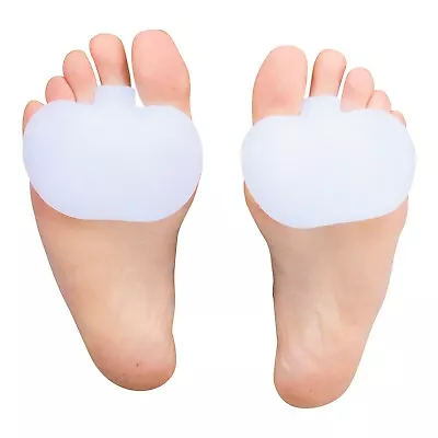 2 Pair Gel Metatarsal Sore Ball Foot Pain Cushions Pads Insoles Forefoot Support • £4.49