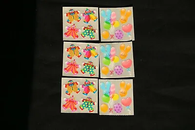 Vintage Party Sandylion Stickers (3 Mods) Bunny Balloons Clowns - Rare Original • $5