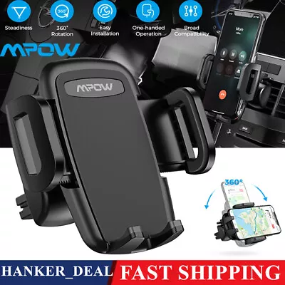 MPOW 360° Universal Air Vent Car Phone Mount Cradle Holder For IPhone 15 14 GPS • £9.99