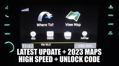 New Screen & 2023 Maps 430n Rhb Res Mygig High Speed Uconnect Radio Wrangler Ram • $399.99