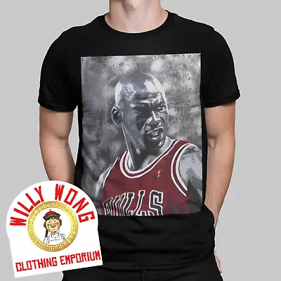 Michael Jordan T Shirt Street Fashion USA Movie Bulls TV Winner Basketball Icon • £10.23