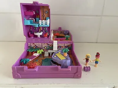 1996 Polly Pocket Vintage Lot Surf 'n Swim Island Bluebird Toys Chest Figures • $150