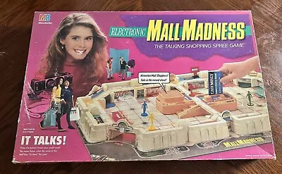 1989 Electronic Mall Madness Board Game - Complete Minor Damage On 3 Decor Piec • $100