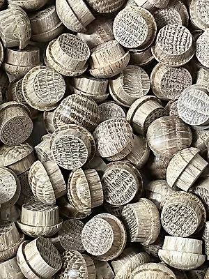 50 Oak Mushroom Head Plugs 12mm End Grain. • £10.48