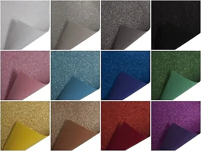 Glitter Felt Sheet Coloured 30 X 23cm Single Sided Stiff GF01 - Christmas Crafts • £1.99