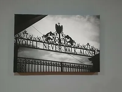 £12.99 • Buy Liverpool Fc You'll Never Walk Alone Canvas Wall Art Print