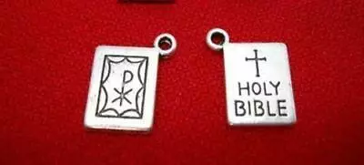 BIBLE CHRISTIAN RELIGION Pendant Necklace Sterling Silver 20  Chain Female Men • $13.89