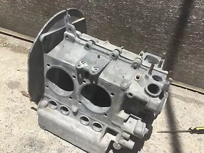 1966 Type 1  F Engine Block Case Volkswagen VW Air Cooled 1300cc Bug Ghia 1500cc • $399.89