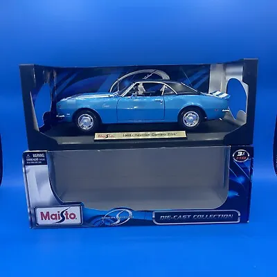 Maisto Chevy Camaro Z/28 Coupe 1968 Blue 1:18 Special Edition • $25