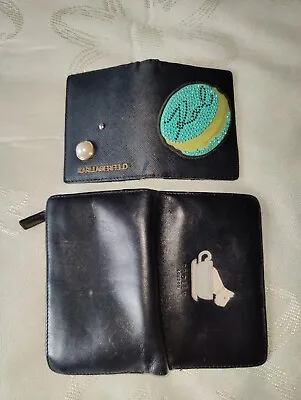 Karl Lagerfeld Cardholder Wallet & Radley London Purse - Black - In Good Cond. • £17.77