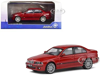 2003 Bmw E39 M5 Imola Red 1/43 Diecast Model Car By Solido S4310504 • $27.99