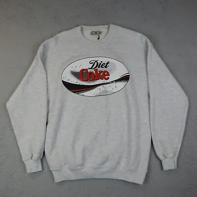 Lee Heavyweight Diet Coke Coca Cola Promo Grey Size Medium Jumper Sweater • $49.99