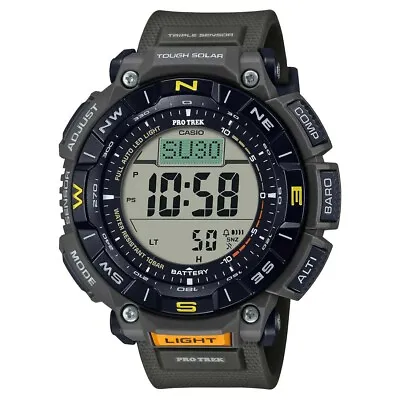 Casio Pro Trek Outdoor Climber Compass Solar Watch ProTrek PRG-340-3 RRP $599 • $350.10