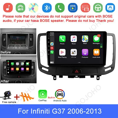 Android 13 For Infiniti G37 2006-2013 Car Stereo GPS BT Wifi Navi Radio Carplay • $207.89