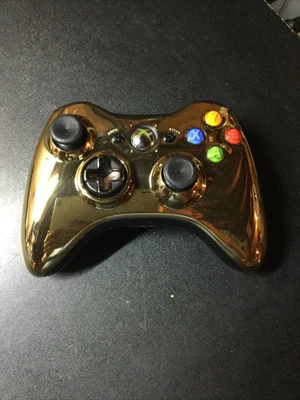 $24.99 • Buy Original OEM Microsoft Xbox 360 Special Edition Gold Chrome Controller