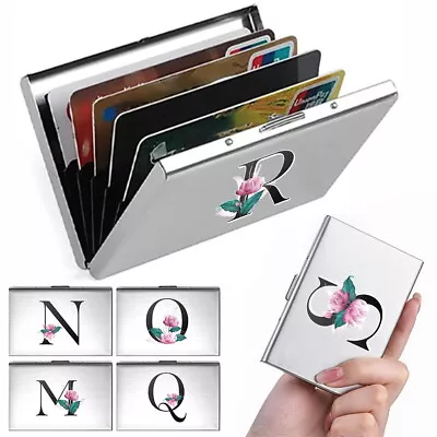 Metal Wallet Credit Card Holders Blocking Aluminum Protector Thin Case Box RFID • £5.39