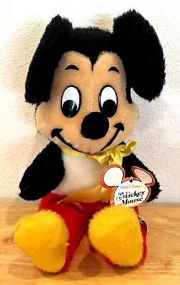 VINTAGE RARE DISNEY 1970s MICKEY MOUSE CALIFORNIA STUFFED TOYS PLUSH 15  DOLL • $49.99