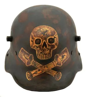 GERMAN WW1 M1916 STAHLHELM HELMET Stormtrooper Sturmtruppen Skull Hand Aged • $99.99