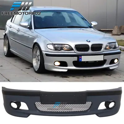 Fit 99-05 BMW E46 3 Series Sedan M-Tech Msport Front Bumper Conversion PP • $359.99