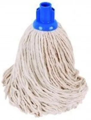 £3.99 • Buy Cotton Mop Heads Replacement Colour Coded Floor Screw On Heavy Duty Socket Head