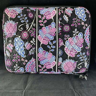 Vera Bradley Laptop Sleeve Padded Case Computer Pocket Alpine Floral Retired • $17.99