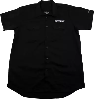 Genuine Gretsch Streamliner Logo Black Men's Workshirt Size XXL #9224797806 • $49.95