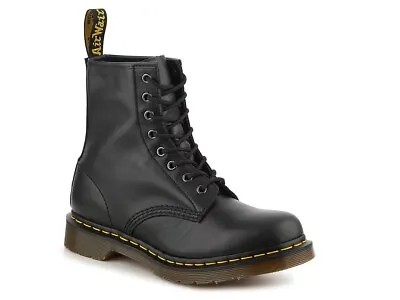 Men's Dr. Martens 1460 Smooth Leather 8 Eye Lace Up Boots US Size: 11 / 45 NIB • $145