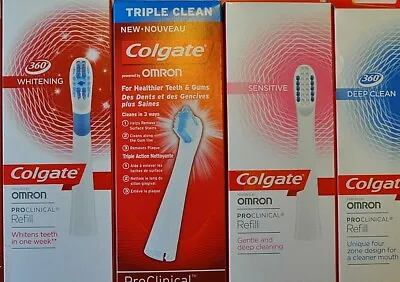 Colgate Omron Proclinical Heads Deep Clean/ Triple Action/ Sensitive/ Whitening  • £6.99