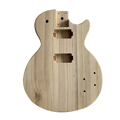 Unfinished Electric Guitar Body Maple Wood Blank Guitar Barrel Bass Guitars P0C5 • £29.79