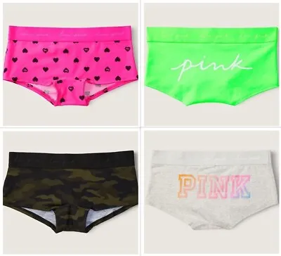NEW Victoria Secret PINK Cotton Logo Shortie Boyshort - You Pick Panty - XL • $15
