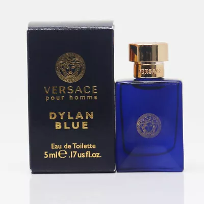 Mini Versace Pour Homme Dylan Blue EDT 5mL/0.17oz Spray Bottle NEW IN BOX!!! • $12.89