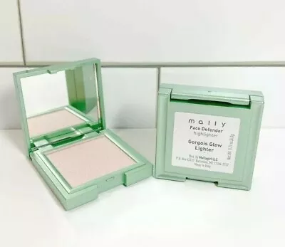 2x Mally Makeup Face Defender Highlighter Gorgois Glow Lighter .21oz • $10.99