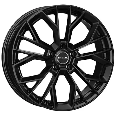 Alloy Wheel Mak Stilo For Mazda 6 8.5x19 5x1143 Gloss Black S9o • $682