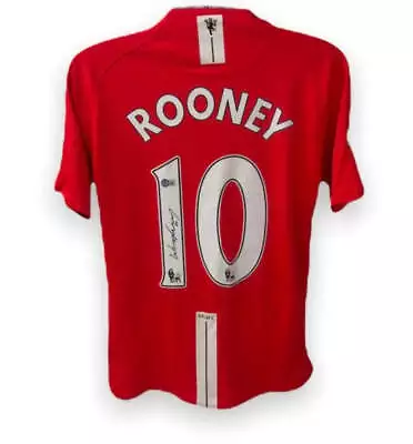 Wayne Rooney Signed Manchester United Jersey (Beckett) Size XL • $231