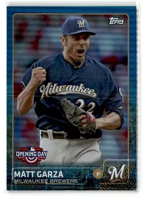 Matt Garza Milwaukee Brewers 2015 Topps Opening Day Blue #7 • $1.75