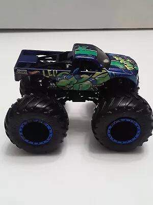 Hw Monster Trucks Mutant Ninja Turtles  Leonardo  Htf Hot Wheel Monster Jam 1/64 • $10