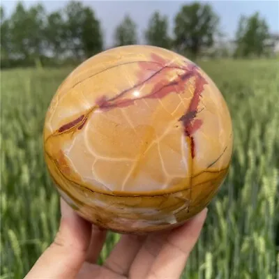 1.82LB Natural Mookaite Jasper  Quartz Hand Carved Ball Crystal Sphere Mineral • $86.31