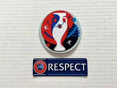 UEFA Euro 2016 Qualifiers + RESPECT Arm Patch Football Badge Set • £8.60