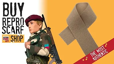 Action Man Scarf - Khaki / Tan Reproduction • £4.49