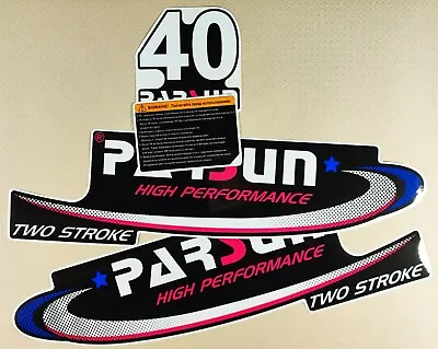 For PARSUN 40 Two Stroke Outboard Vinyl Decal Set From BOAT-MOTO / Stickers Kit • $38