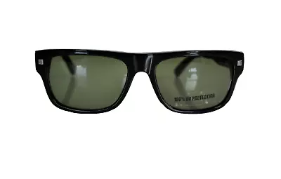 New ERMENEGILDO ZEGNA EZ 0088 Black Green ZEISS Lenses RECTANGLE Sunglasses  • $120