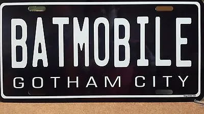 Batman 1966 Batmobile  Dark Knight Replica Prop License Plate BAT MOBILE • $16.99